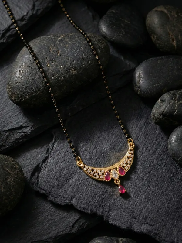 Elegant_Gold-Plated_Mangalsutra_with_AD_Stone_Pendant