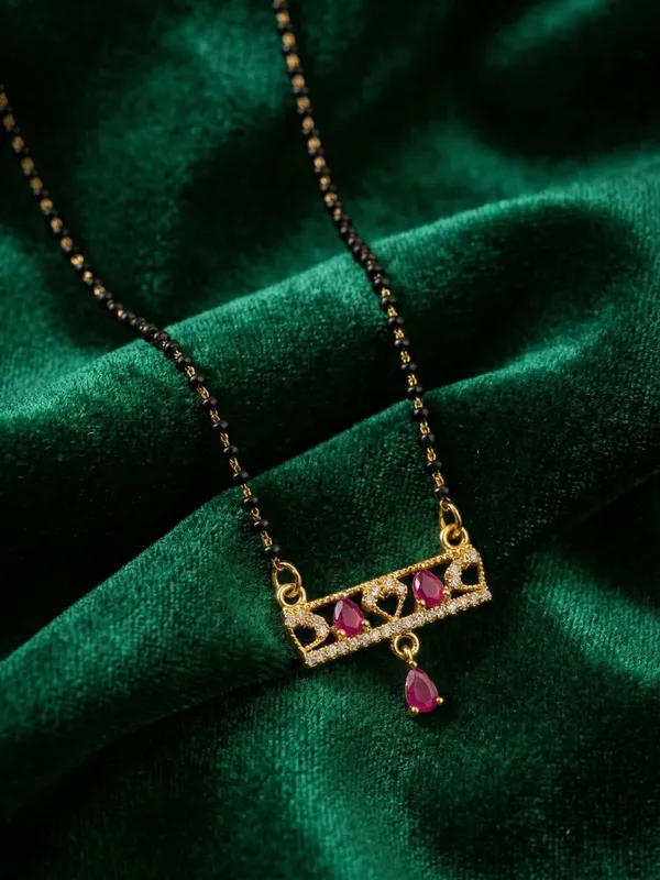 Elegant_Gold-Plated_Mangalsutra_with_Ruby-Coloured_AD_Stones