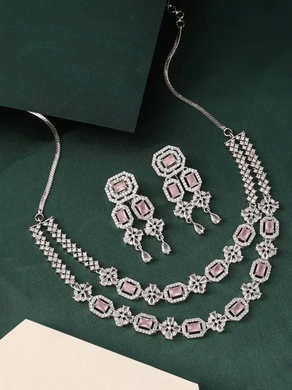 Pink_Silver-Plated_Pink_Stone_AD_Necklace_Set_|_Bridal_&_Party_Wear_Jewelry