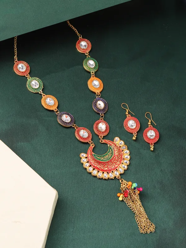 Alloy_Elegant_Necklace_Set_For_Women