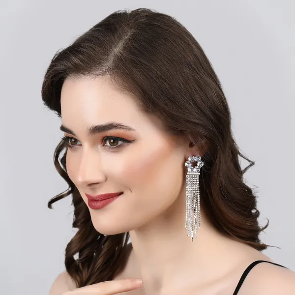 Silver_Elegant_Earring_Set_For_Women