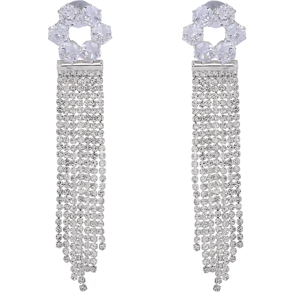 Silver_Elegant_Earring_Set_For_Women