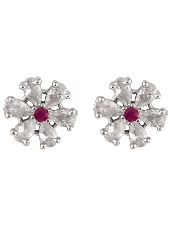 Silver_Elegant_Mangalsutra_&_Earring_Set_For_Women