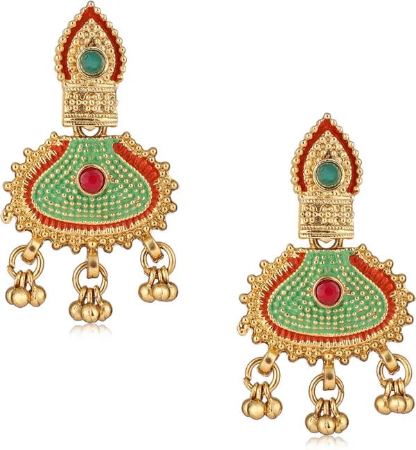 Multicolor_Elegant_Mangalsutra_&_Earring_Set_For_Women
