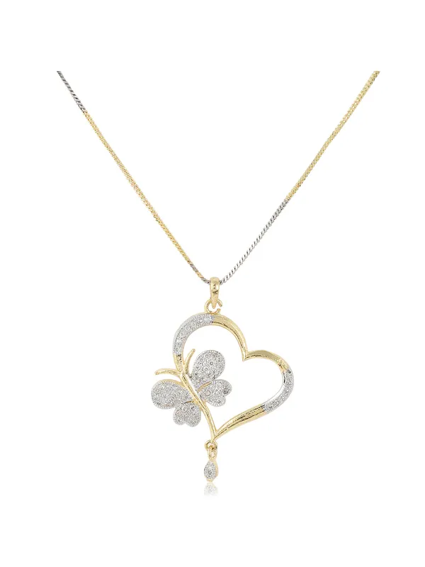 Gold_Elegant_Earring_&_Pendant_Set_For_Women