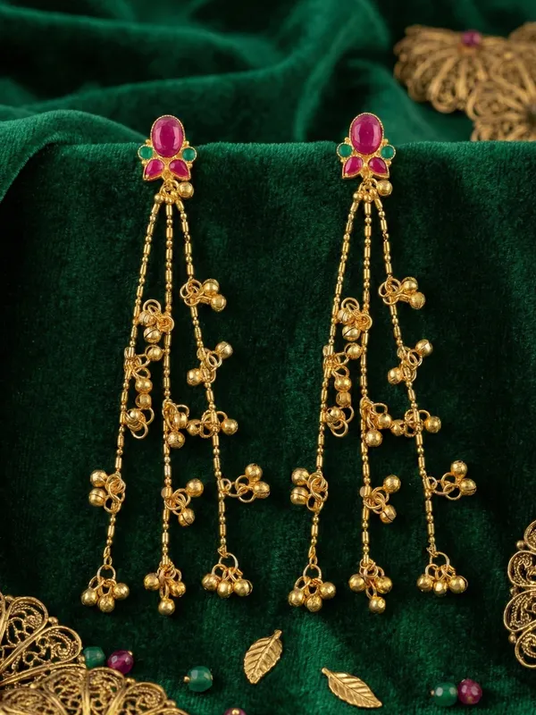 Kashmiri_Jhumki_Earring_For_Women_&_Girls_