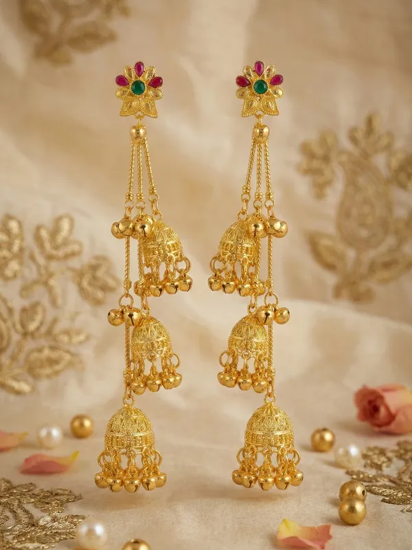 Kashmiri_Jhumki_Earring_For_Women_&_Girls_