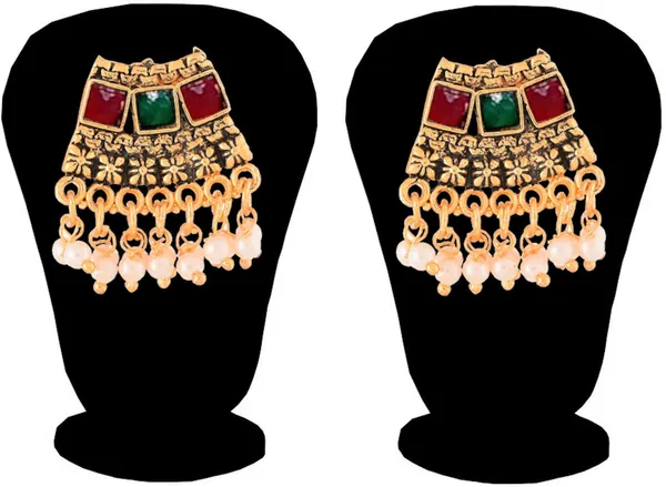 Multicolor_Elegant_Mangalsutra_&_Earring_Set_For_Women