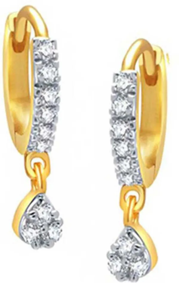 White_&_Gold_Elegant_Earring_Set_For_Women
