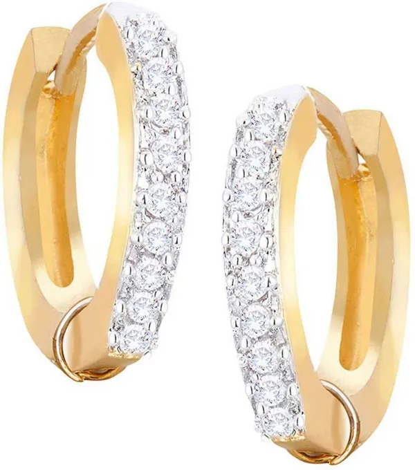 White_&_Gold_Elegant_Earring_Set_For_Women