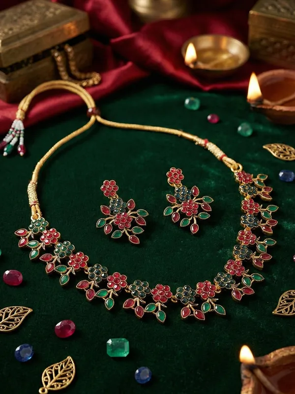 Multicolor_Elegant_Earring_&_Necklace_Set