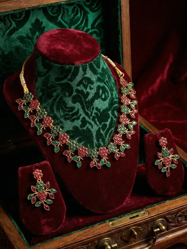 Multicolor_Elegant_Earring_&_Necklace_Set