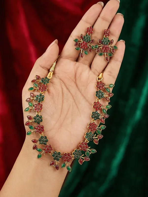 Multicolor_Elegant_Earring_&_Necklace_Set