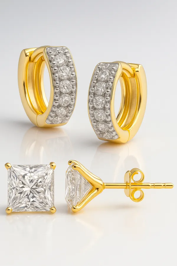 White_Elegant_Earring_Set_For_Women