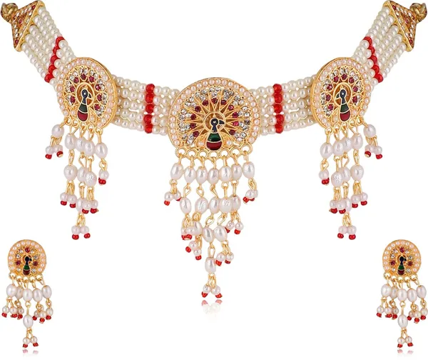 Multicolor_Elegant_Earring_&_Necklace_Set_For_Women
