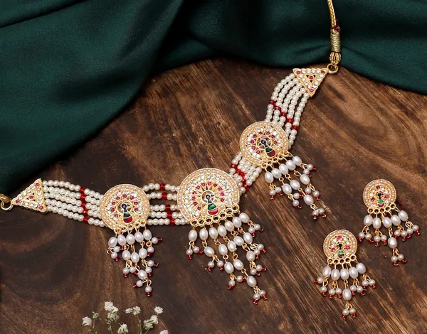 Multicolor_Elegant_Earring_&_Necklace_Set_For_Women