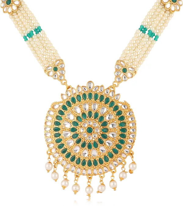 Multicolor_Elegant_Earring_&_Necklace_Set_For_Women