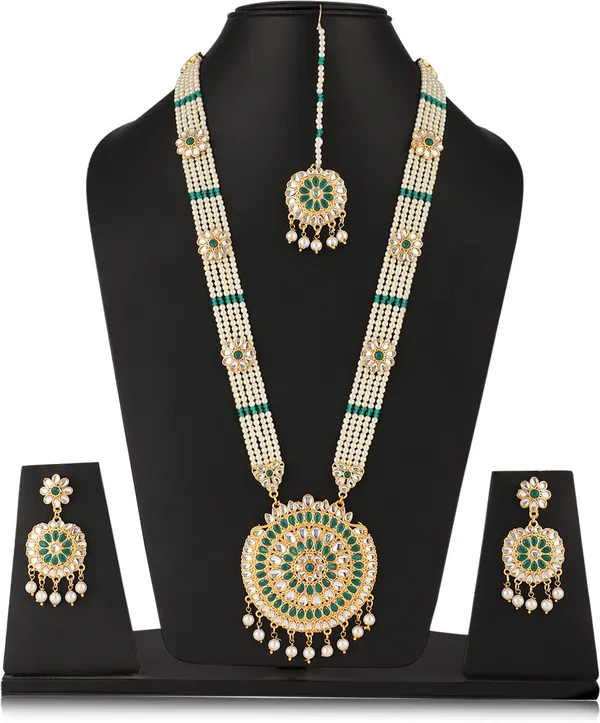Multicolor_Elegant_Earring_&_Necklace_Set_For_Women