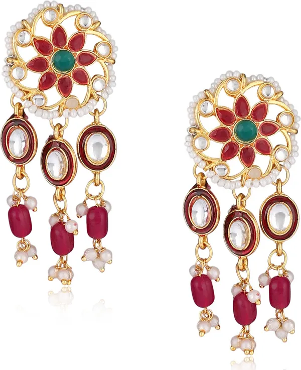 Multicolor_Elegant_Earring_&_Necklace_Set_For_Women