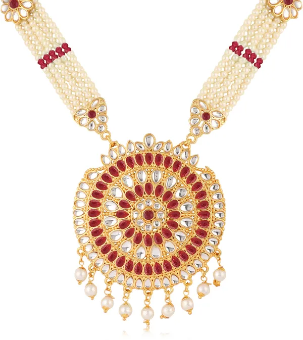 Multicolor_Elegant_Earring_&_Necklace_Set_For_Women