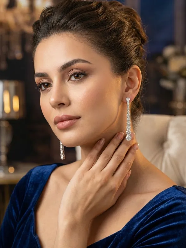 Silver_Elegant_Jhumki_Earring_set