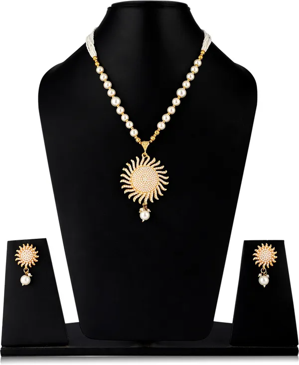 Gold_Elegant_Earring_&_Necklace_Set_For_Women