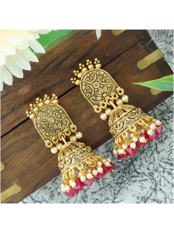 Multicolor_Metal_Jhumki_Earring_For_Women