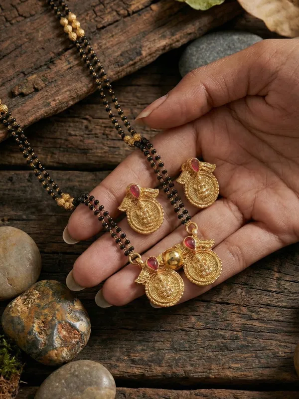 Traditional_Gold_plated_Mangalsutra_set_