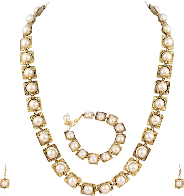 Gold_Elegant_Necklace,_Earring_&_Bracelet_Set_For_Women_(_Pack_of_3_)