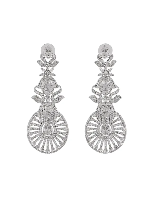 Silver_Alloy_Elegant_Earrings_For_Women