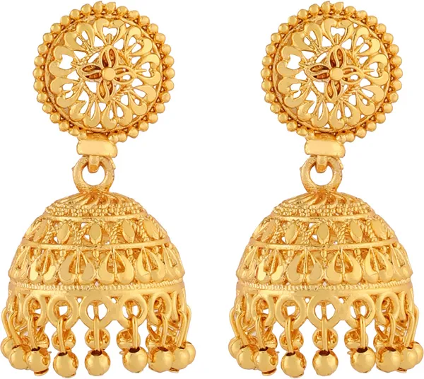 Gold_Aluminum_Jhumki_Earring_For_Women