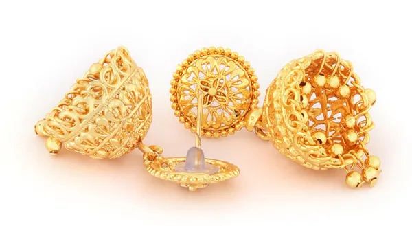 Gold_Aluminum_Jhumki_Earring_For_Women