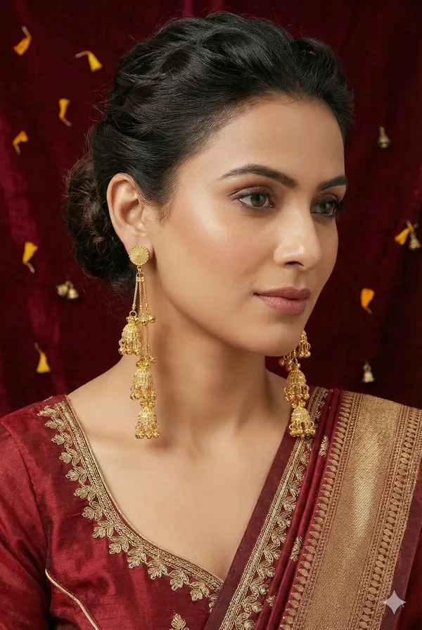 Kashmiri_Jhumki_Earring_For_Women_&_Girls_