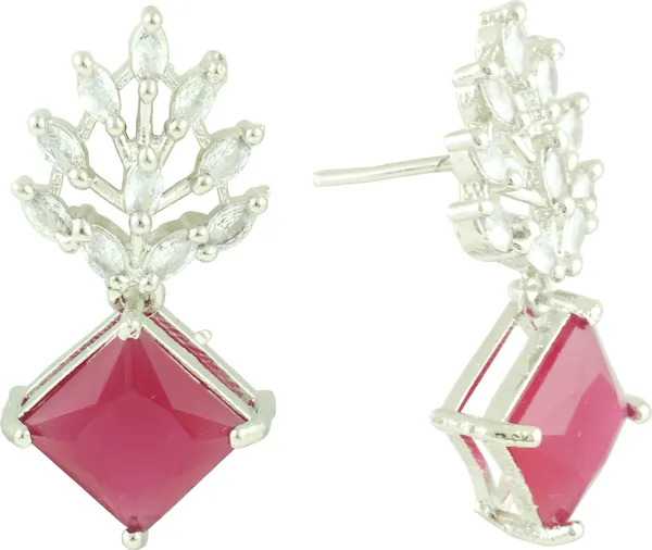Pink_Elegant_Stud_Earring_For_Women