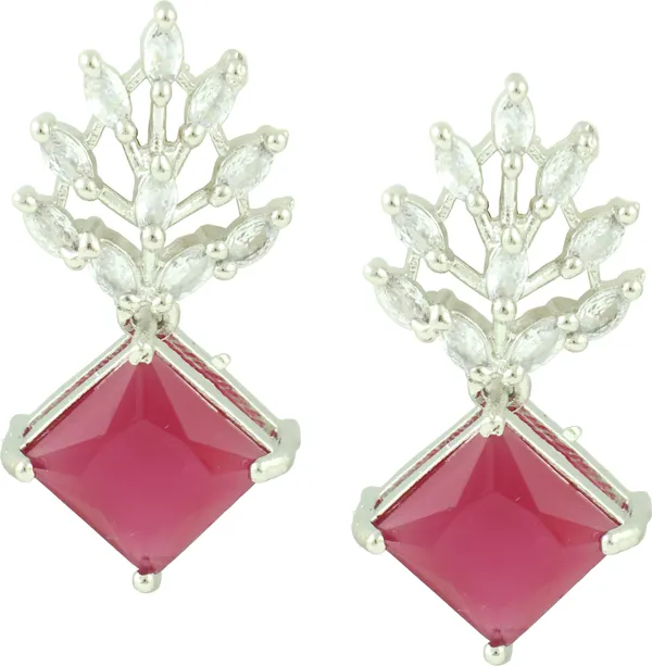 Pink_Elegant_Stud_Earring_For_Women