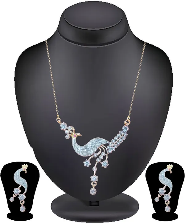 Multicolor_Elegant_Mangalsutra_&_Earring_Set_For_Women