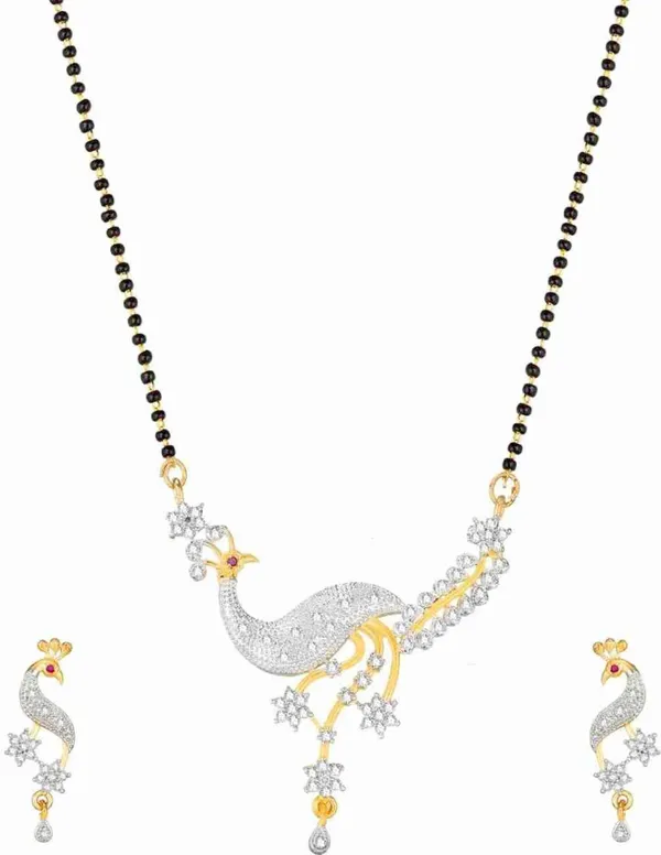 Multicolor_Elegant_Mangalsutra_&_Earring_Set_For_Women