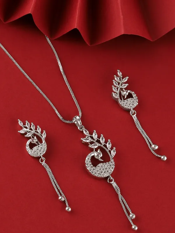 Silver_Elegant_Earring_&_Pendant_Set_For_Women_(_Pack_of_3_)