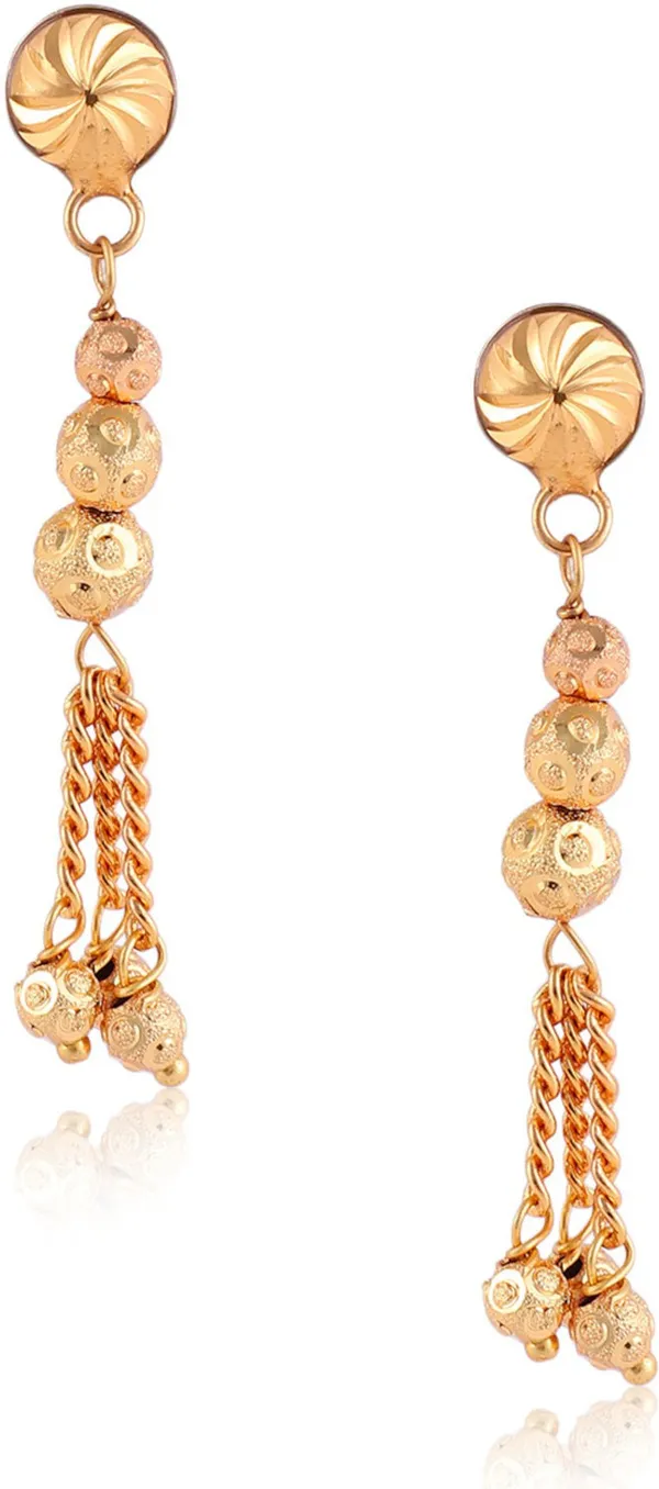 Gold_Elegant_Necklace,_Earring_&_Maang_Tikka_Set_For_Women