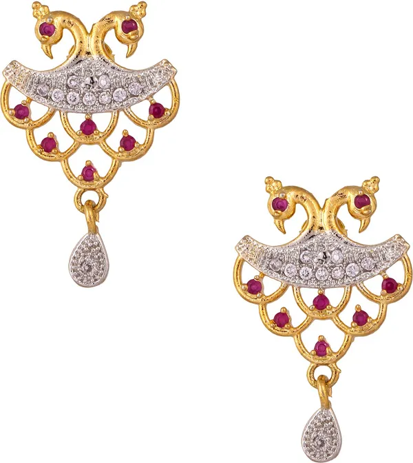 Multicolor_Elegant_Mangalsutra_&_Earring_Set_For_Women