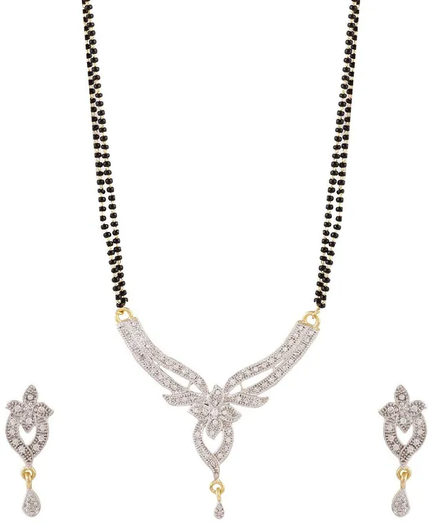 Multicolor_Alloy_Mangalsutra_&_Earring_Set_For_Women