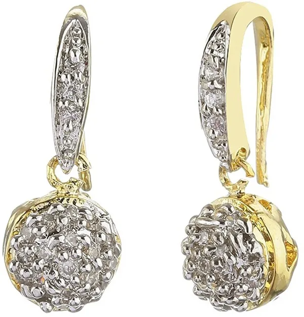 Gold_&_Silver_Elegant_Earring_&_Pendant_Set_For_Women