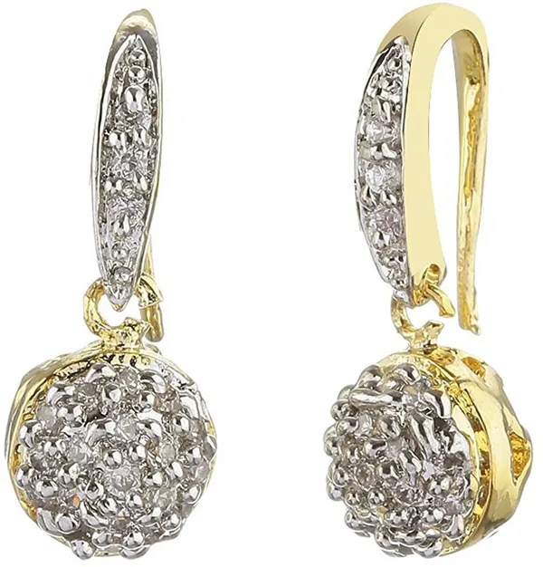 Gold_&_Silver_Elegant_Earring_&_Pendant_Set_For_Women
