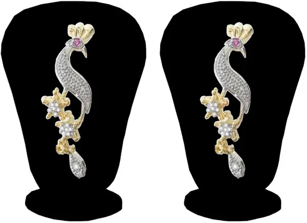 Silver_Elegant_Mangalsutra,_Pendant_&_Earring_Set_For_Women