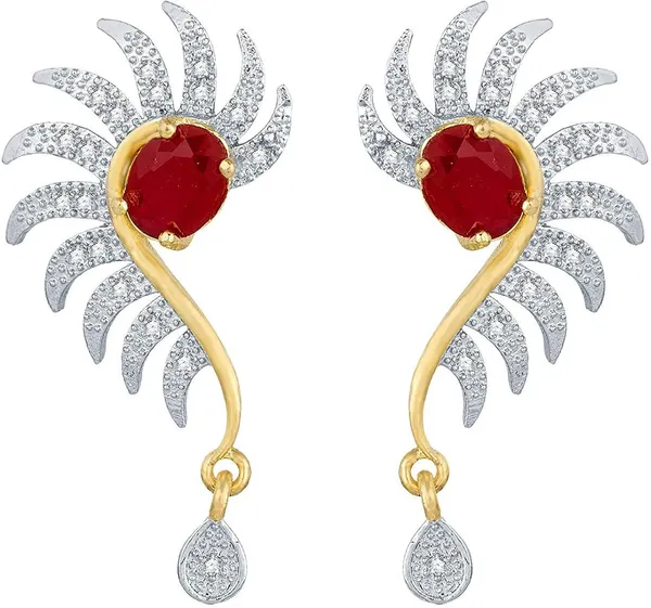 Black_&_Platinum_Elegant_Mangalsutra_&_Earring_Set_For_Women