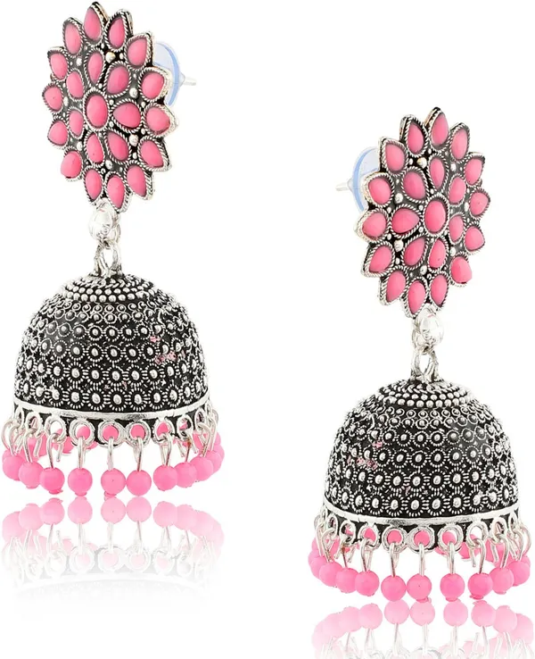 Purple_Elegant_Jhumki_Earring_For_Women