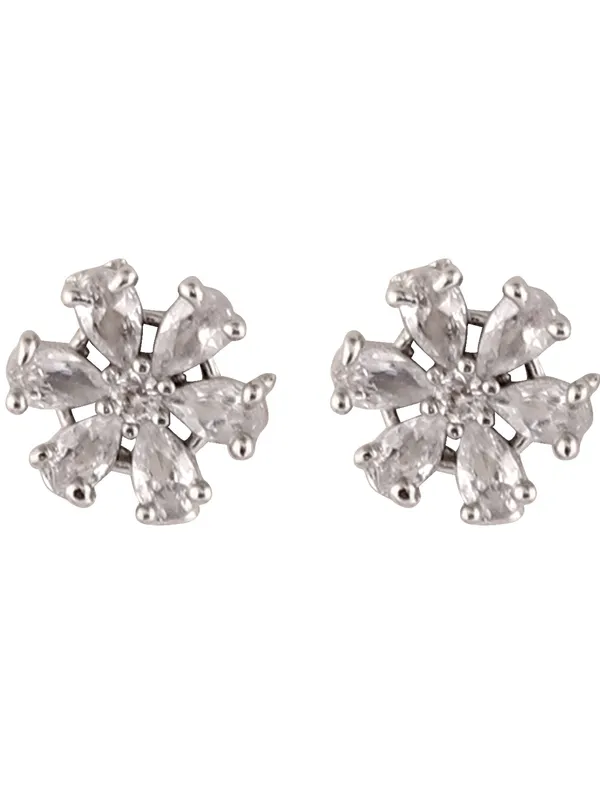 Silver_Elegant_Mangalsutra_&_Earring_Set_For_Women