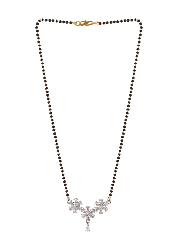 Silver_Elegant_Mangalsutra_&_Earring_Set_For_Women