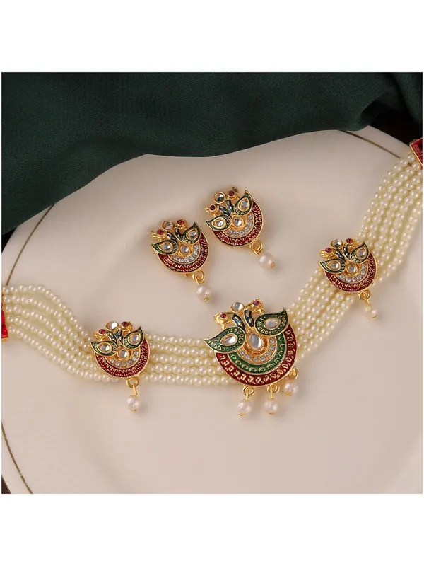 Multicolor_Elegant_Earring_&_Necklace_Set_For_Women_(_Pack_of_3_)
