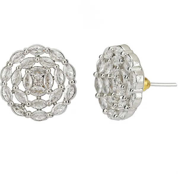 White_Elegant_Earring_Set_For_Women